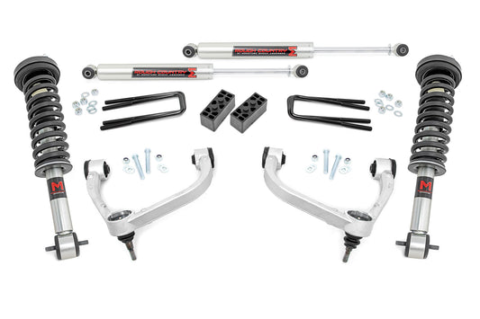 Kit Suspensión 3" + Bandejas Superiores Ford F150 (14-20) - Rough Country M1