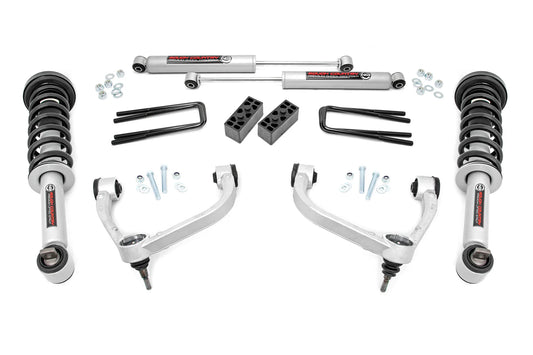 Kit Suspensión 3" + Bandejas Superiores Ford F150 (14-20) - Rough Country N3