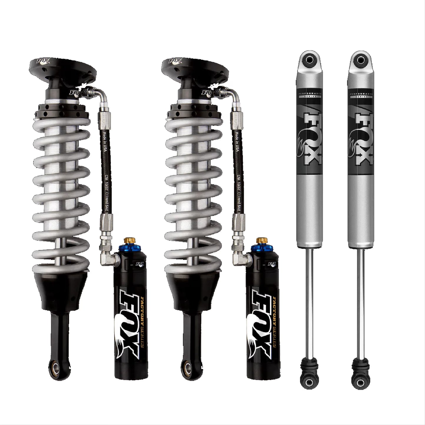 Kit Suspensión FOX 2.5 DSC delantero y 2.0 trasero 0-2″ Toyota Hilux (16+) - FOX