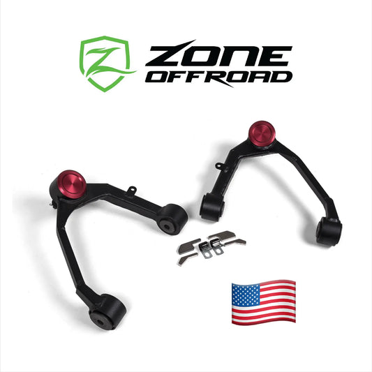 Bandejas Superiores 2-4" de Levante Chevrolet Silverado (2014-2018) - Zone Offroad