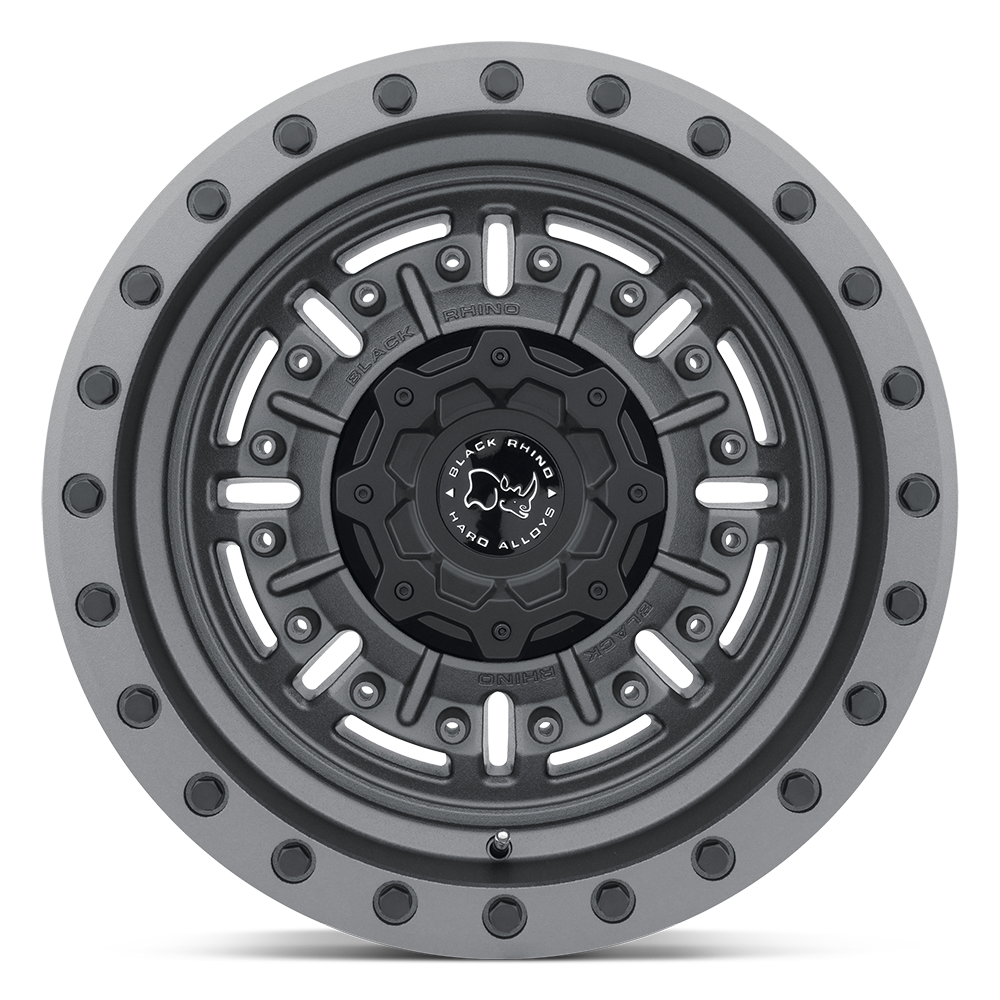 4 Llantas Black Rhino Abrams Matte Black (17x8.5" 6x139,7)