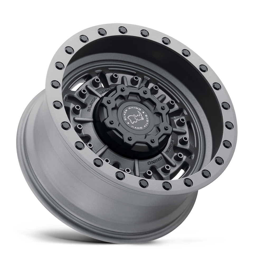 4 Llantas Black Rhino Abrams Matte Black (17x8.5" 6x139,7)