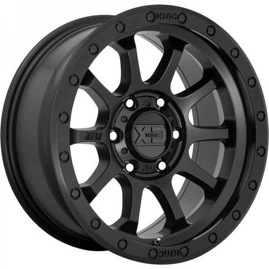 KMC XD143 | Satin Black | 5x127 17×9