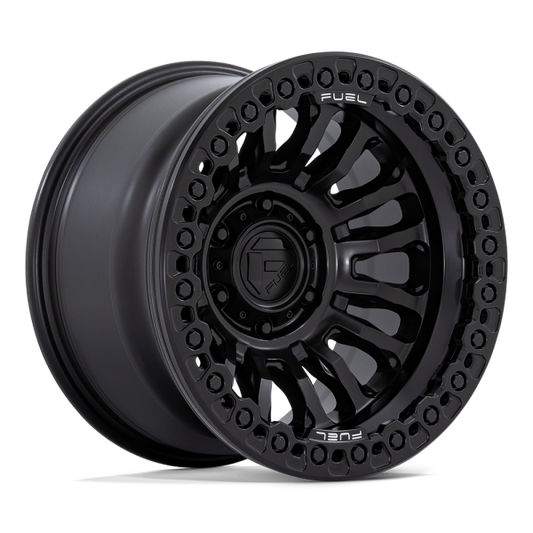 4 Llantas RINCON FC857 17X9 MATTE BLACK 8X165 - Fuel