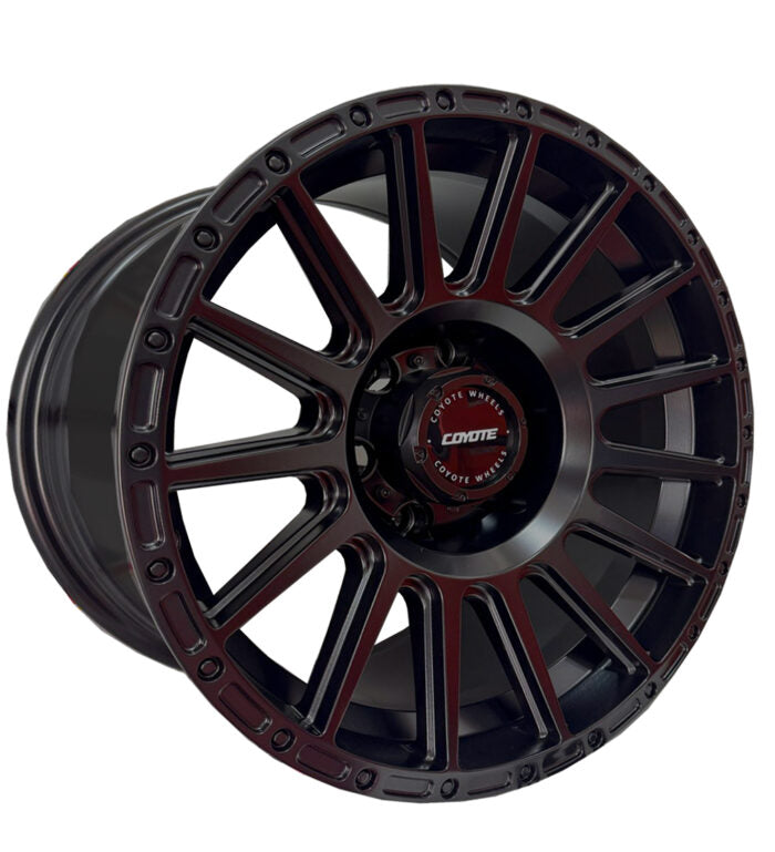 4 Llantas Coyote Wheels Kalahari (Aro 17×9 6×139) Offset 0
