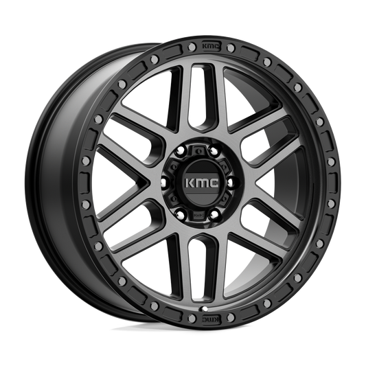 KMC Mesa KM544 | Satin Black Grey | 5x120 17×8.5