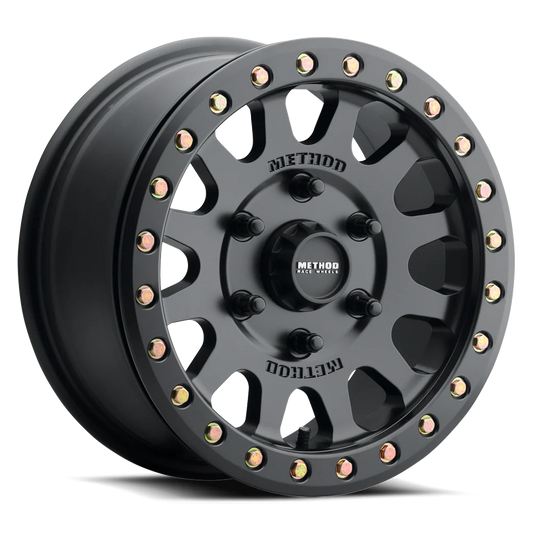4 Llantas Method MR401 Beadlock Matte Black (15x7 6x139.7)