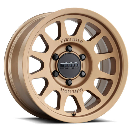 4 Llantas Method MR703 BeadGrip Matte Bronze (17x9" 5x127)
