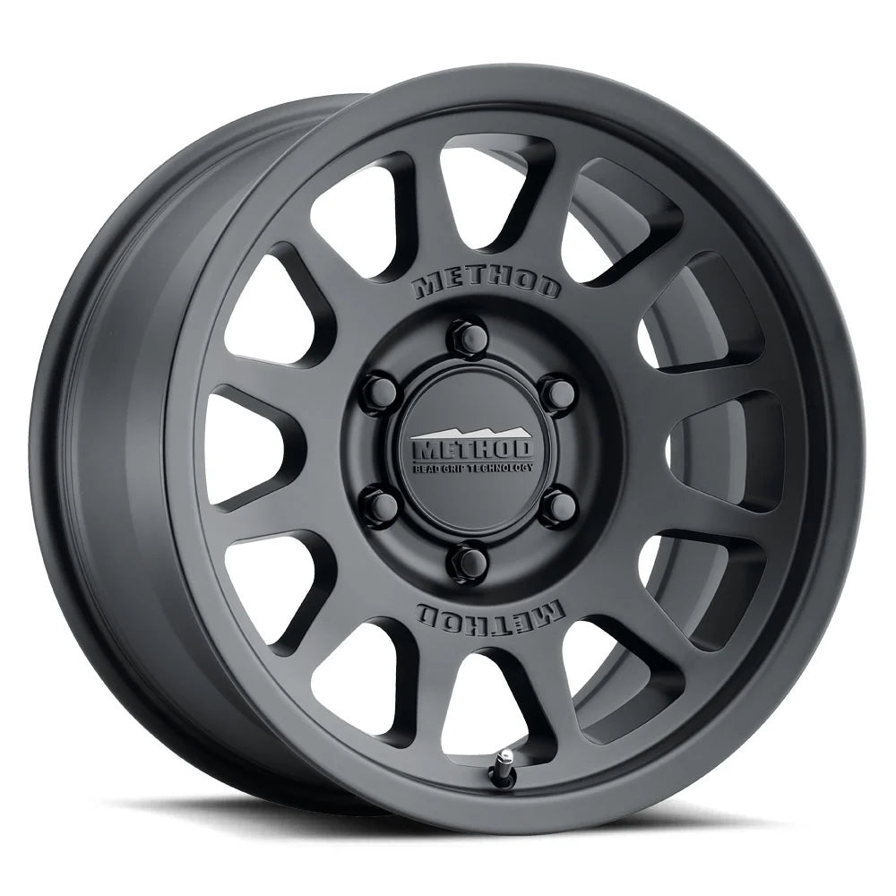 4 Llantas Method MR703 BeadGrip Matte Black (17x9" 6x139,7)